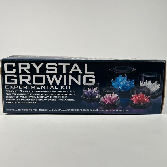 4M 7 Crystal Growing Experimental Kit STEM w/ Display Cases & App NEW OPEN BOX - Picture 4 of 4